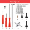 HAIYUUS 40-Piece Tire Valve Stem Tool Kit - Includes Valve