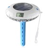 PoolPrime Pool Thermometer Easy to Read, Solar Pool Light with