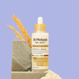 Dr.melaxin Peel Shot Glow - Ampolla Exfoliante De Arroz 80ml Mixta Díanoche