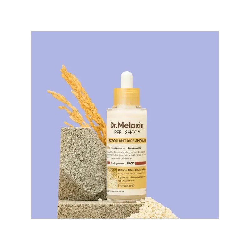 Dr.melaxin Peel Shot Glow - Ampolla Exfoliante De Arroz 80ml