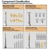 VECO-T Upgrade 40Pcs Wood Burning Kit, Craft Pyrography Tools for