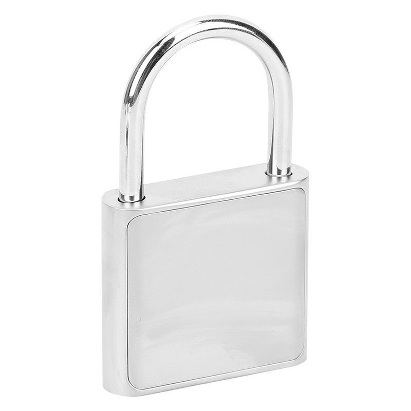Smart Fingerprint Padlock USB Rechargeable Security LED Lock for Backpack