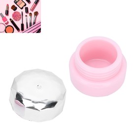 FOKH Nail Powder Empty Bottle, Small Size 3g Plastic Empty Cosmetic Containers with Screw Cap for DIY Cosmetics for Nail Polish Gels