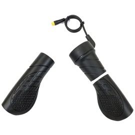 Electric Bike Accessories, Wuxing Right Handle 20X Half Twist Throttle 12V 24V 36V 48V 52V 60V 72V for Ebike 3 Pin Waterproof Connector Conversion Kit Accelerator Parts