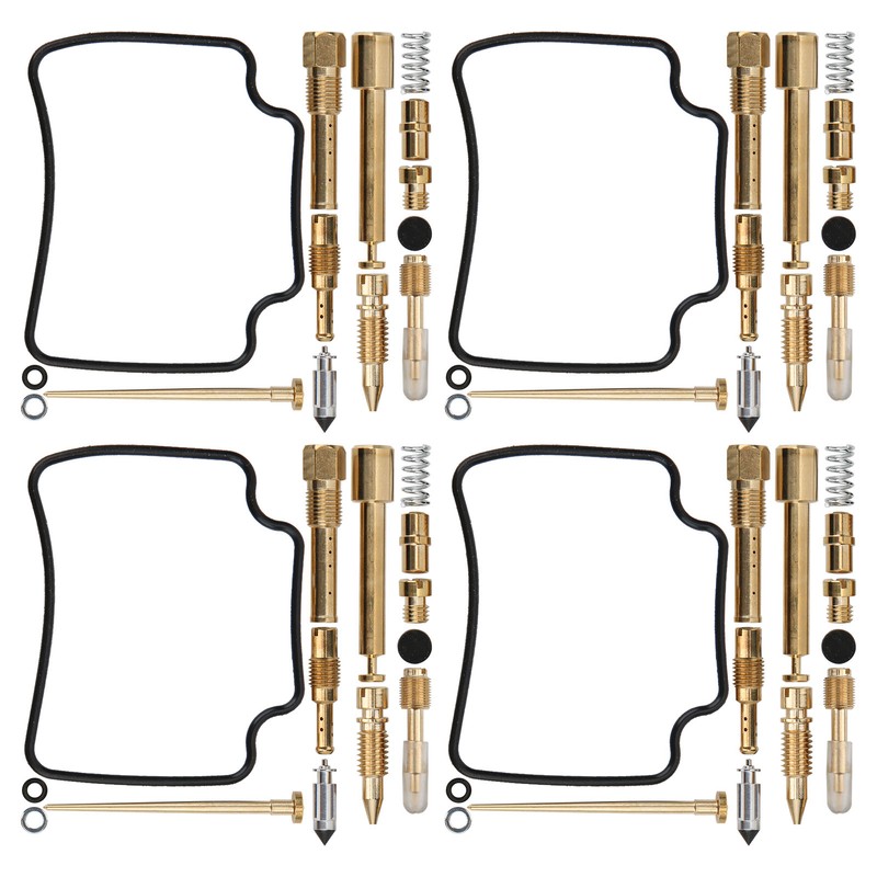 4 Sets Carburetor Rebuild Fix Kit Carb Overhaul Seals Fit