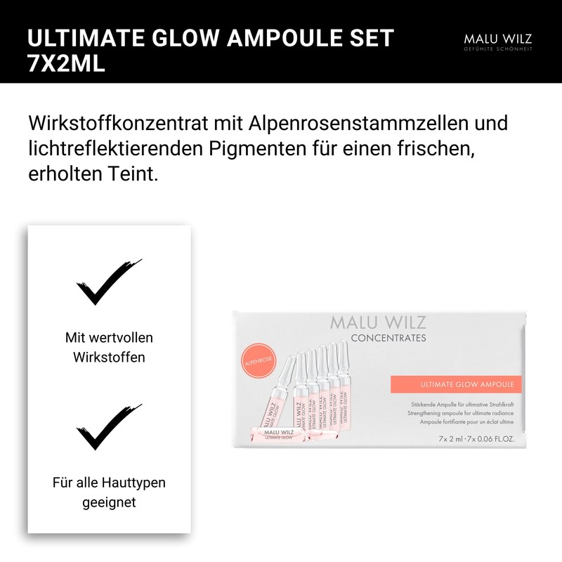 Malu Wilz Ultimate Glow Ampoule Set 7 x 2 ml,