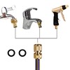SyiXute Pack of 2 Brass Hose Connectors, Brass Quick Coupling
