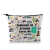 PXTIDY Arizona State Makeup Bag Long Distance Relationships Gift Someone
