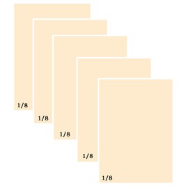 1/8 CTO Light Gels Sheet,5 Pcs Orange Correction Filter Colored Film,Color Gels for Lighting Photography Photo Studio Led Strobe Video,16x20 Inch