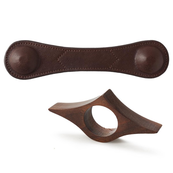 KINIVA Leather Weighted Bookmarks Book Weight Page Holder for Reading,Book