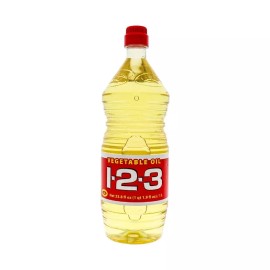 123 Vegetable Cooking Oil - 33.8 oz Bottle