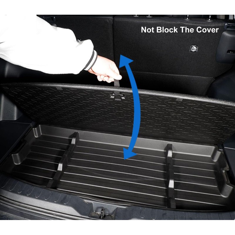 AutoQi For 2019-2025 Toyota RAV4 Trunk Hidden Storage Box, SUV