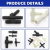 34 Size 165 PCS Automotive Vacuum Tubing Connector Vacuum Tee
