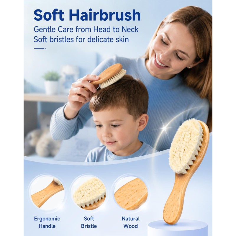 Baby Hair Clippers,Quiet Cordless Hair Trimmer Kit for Kids and