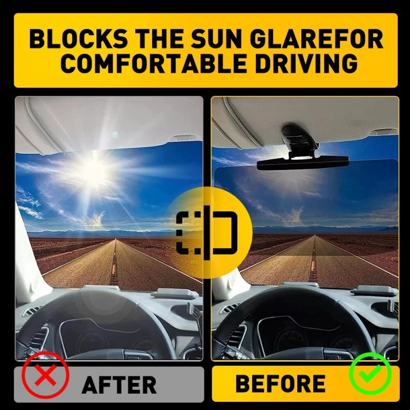 autocomponentstore Auto Car Extend Shade For Sun Visor Cover Anti