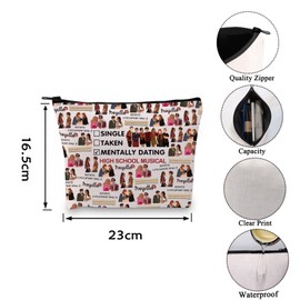High School Inspired Musical Makeup Bag Musical Merchandise Gift East High Drama Dept Gift (School Musical CA)