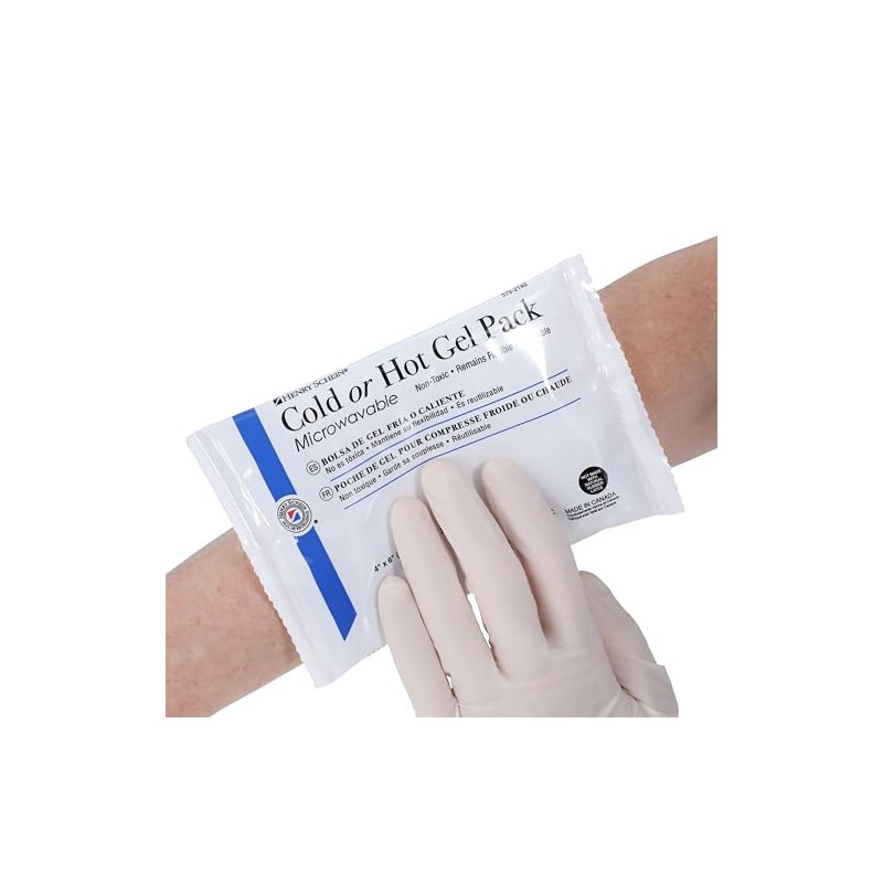 Henry Schein Reusable Hot and Cold Gel Packs, Case of