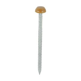 Oak 40mm Poly Top Pins (Pack of 50) UPVC Nails Polymer