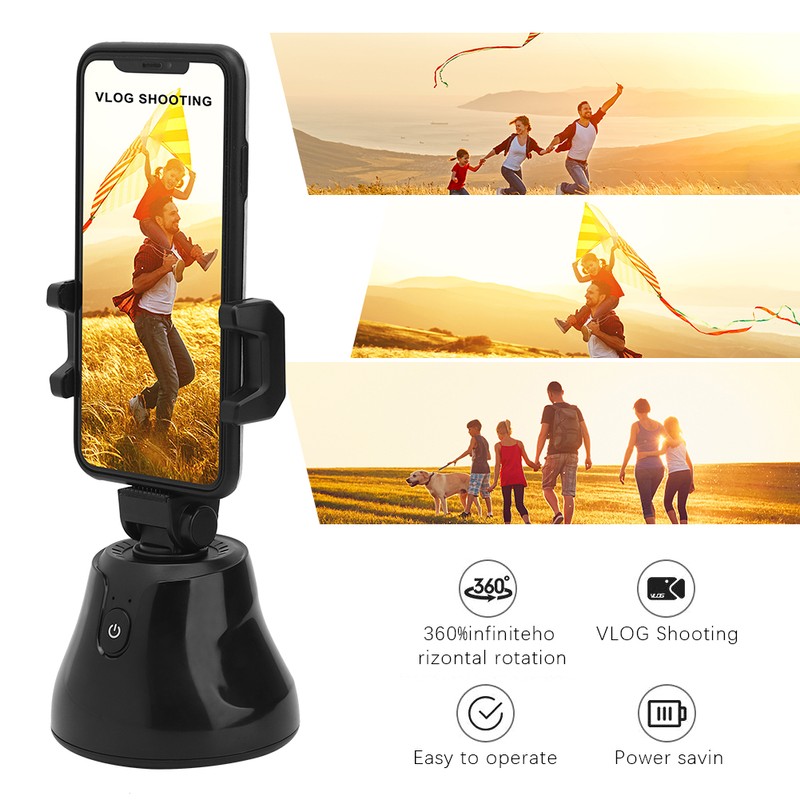 ABS Portable Outdoor 360 Panoramic Automatic Identification Face Following Shooting