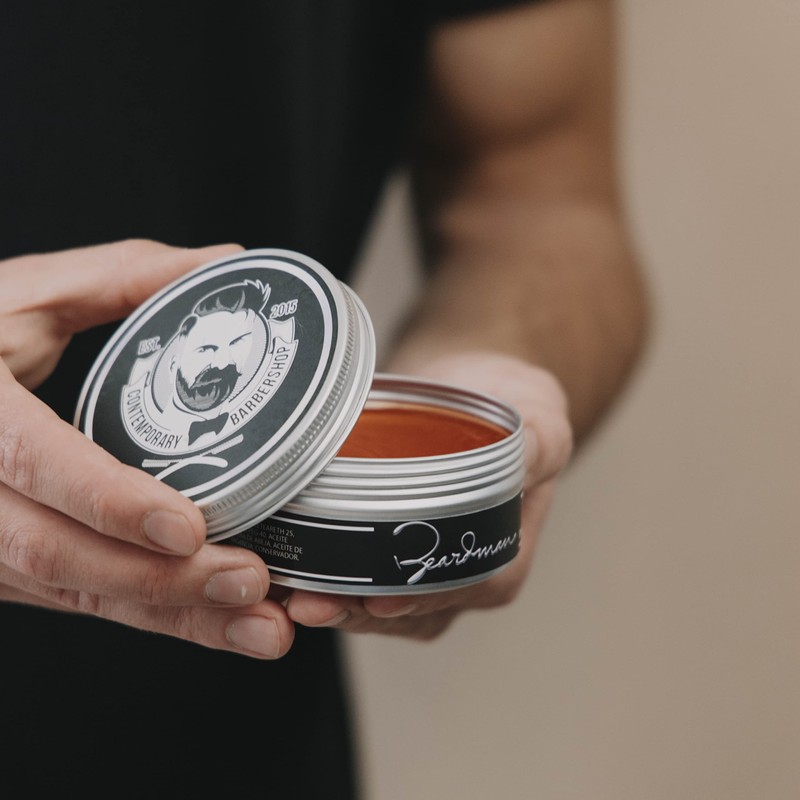 BEARDMAN - Pomada Original, Mejor Cera para Cabello y Peinado