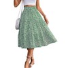 Summer Floral Skirts for Women 2024 Casual Trendy Beach Boho