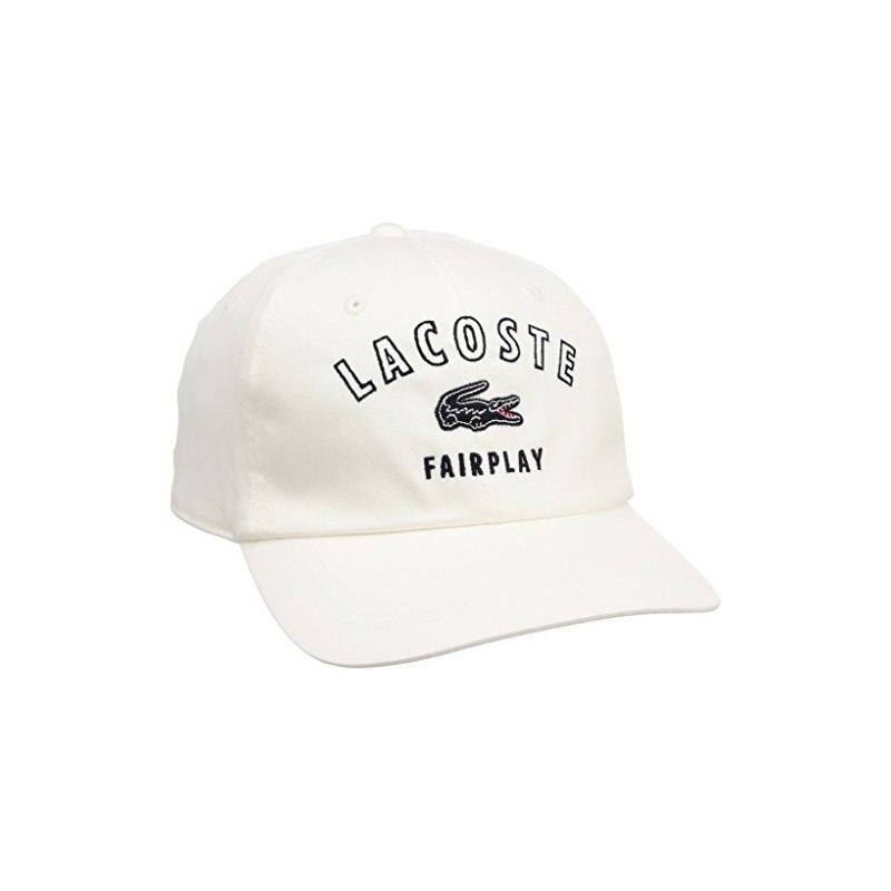 Lacoste Men's Sports 6-way Embroidered Cap, white