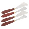 4Pcs Stainless Steel Palette Knife Shaped Oil Painting Art Spatula