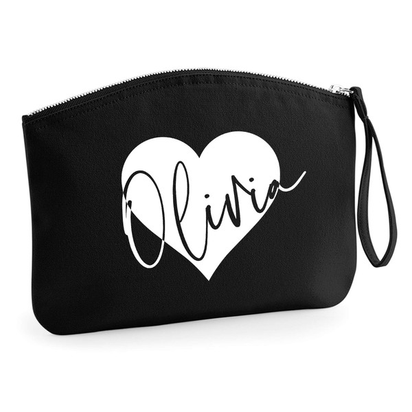 Personalised Name Initials in Heart Make Up Multi Purpose Accessories