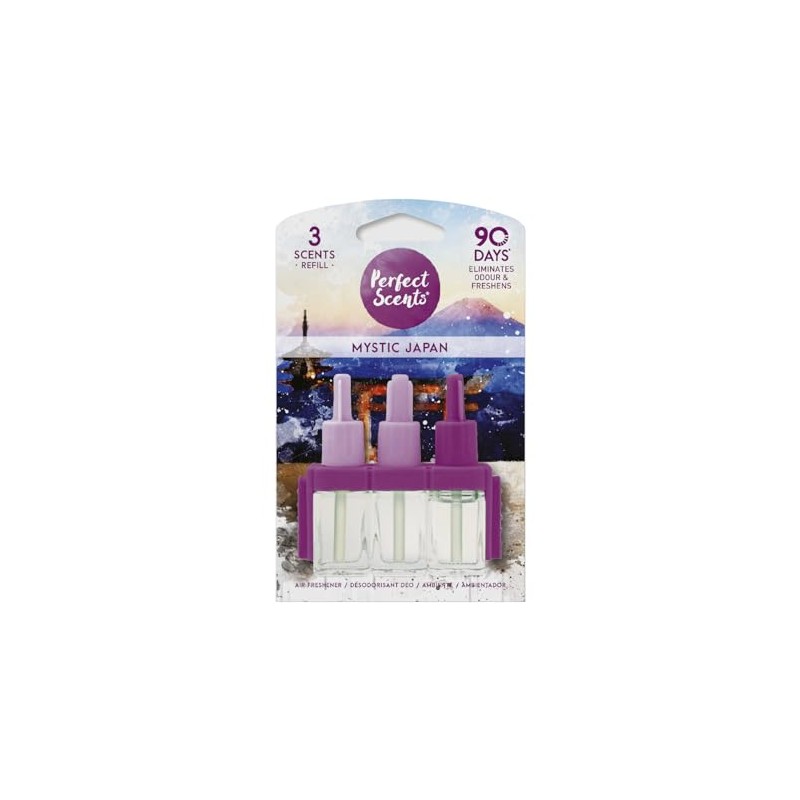 3 x Perfect Scents Plug In Air Freshener Refill Compatible