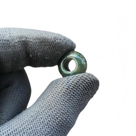 Sunshcat Natural India Agate 6mm Large Hole Tire Shaped Crystal and Healing Gemstone (15Pcs)