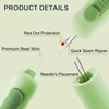 Automatic Needle Threaders Seam Ripper, Upgraded 3 in 1 Sewing