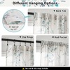 MYSKY HOME Sheer Curtains 54 Inch Length for Bedroom Window