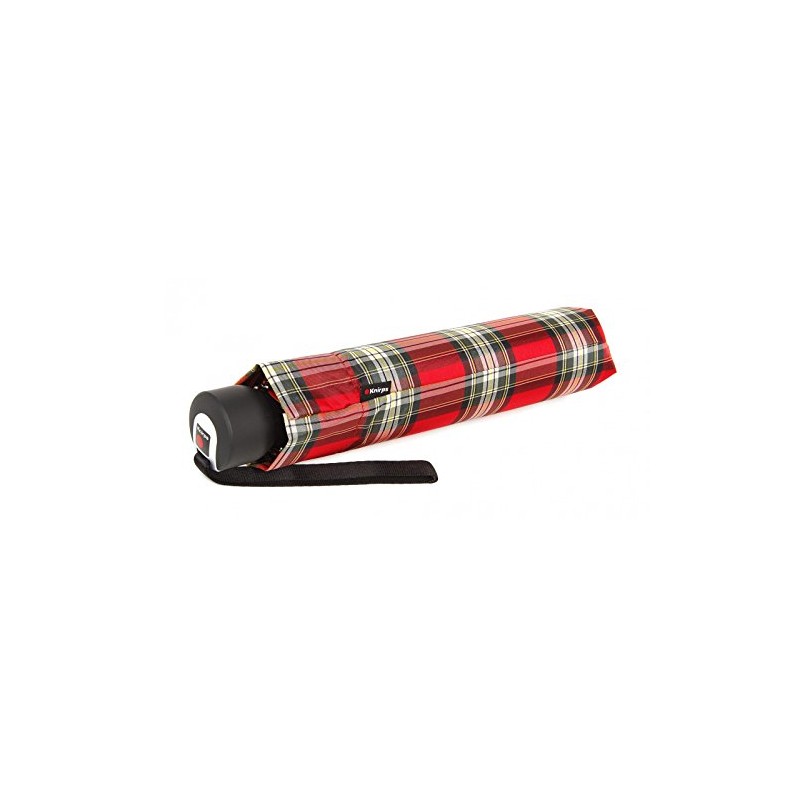 Knirps Smart & Casual Line Minimatic Light Umbrella Red Check,