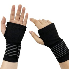 Norhogo Elastic Wrist Brace for Joint Pain, 1 Pair Breathable Wrist Splint for Arthritis, Tendinitis, Carpal Tunnel and Sprain, Women and Men