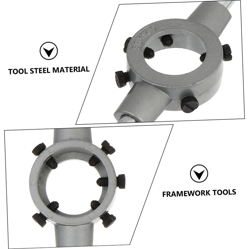 Operitacx Die Stock Holder Wrench Adjustable Die Stock Spanner for