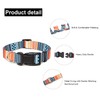 Suredoo Adjustable Nylon Dog Collar with Patterns, Soft Comfy Pet