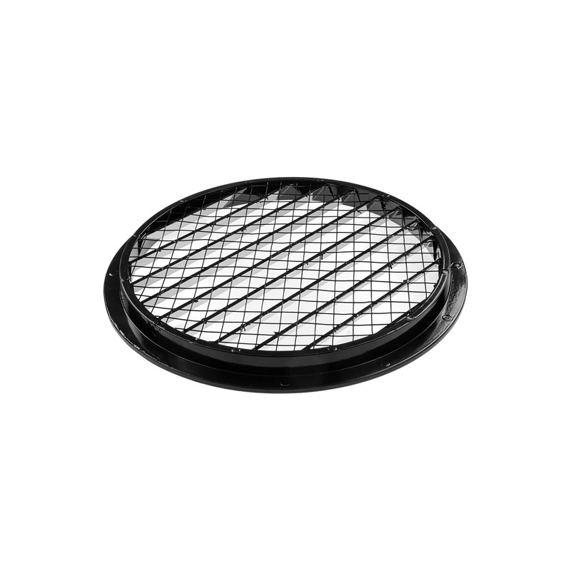 Repa Market 10 Inch (Duct Opening Size) Black Aluminum Gable