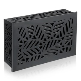 Saillong Doorbell Chime Cover Box Only, Upgrade Thickness Wooden Doorbell Cover Plate Inside House, Decorative Door Bell Box for Indoor/outdoor Home Wall, Easy to Install(Black)