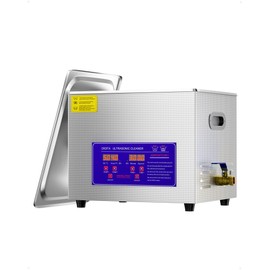 RIEDHOFF Commercial Ultrasonic Cleaner 10L,Professional Ultrasonic Cleaning Machine for Industrial Parts Automotive and Marine Parts Medical and Surgical Instruments