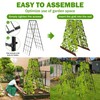 2 Pack 50" Tall A Frame Trellis for Climbing Plants