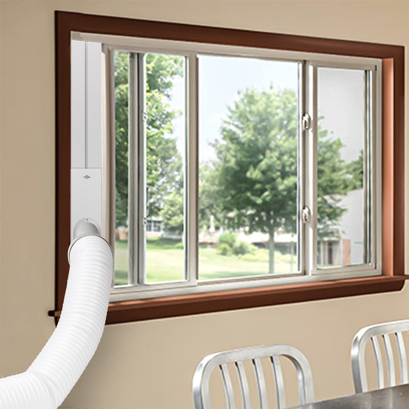 HOXHA Air Conditioner Window Vent Kit Universal Adjustable Window Kit