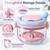 Rotating Retainer Case for Oral Appliance Storage – Drainable Ventilated