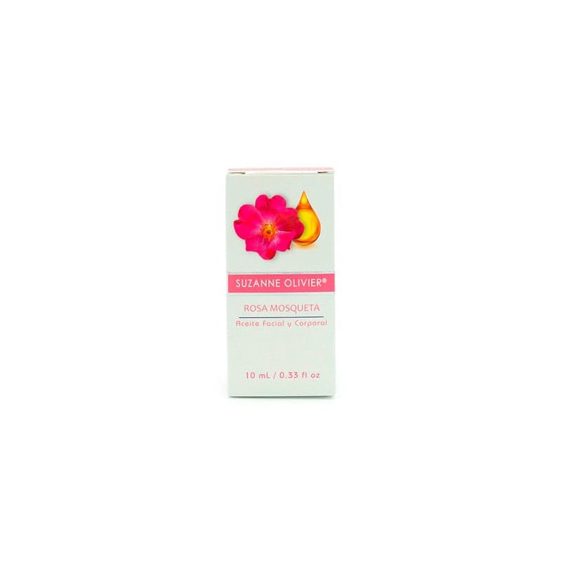Suzzane Olivier Aceite Facial y Corporal Rosa Mosqueta, 10 ml