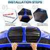 XUKEY Front Bumper Guard Chassis Scrape Protector Universal Anti-Skid Kit