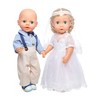 Heless Sissi 1020 Wedding Dress with Veil for Dolls Size