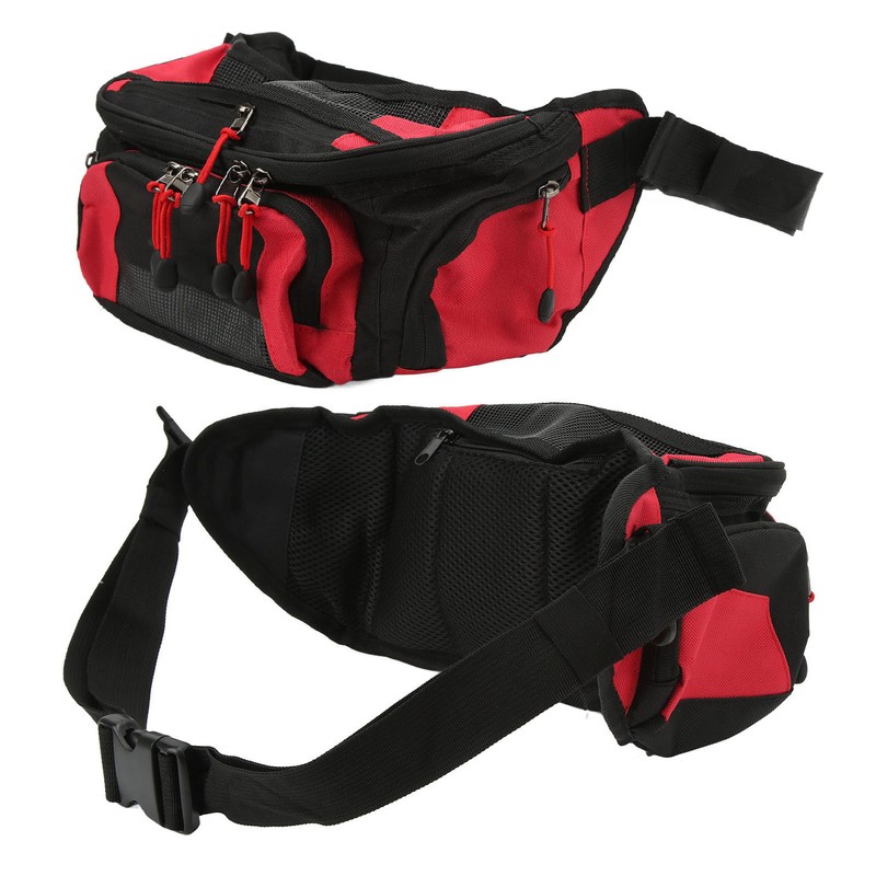 Motorcycle Waist Packbag Oxford Adjustable Belt Large Capacity Racing Fanny
