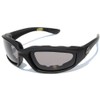 Chopper Night Driving Riding Padded Motorcycle Glasses 011 Black Frame