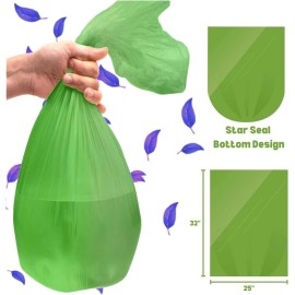 CHEFNENO 13 Gal Tall Kitchen Trash Bags Diaper Pail Liner Refill Bags Scented (120 Bags)