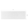 ForPro Professional Collection Non-Woven Epilating Strips, White, Tear-Resistant, Pre-Cut Strips