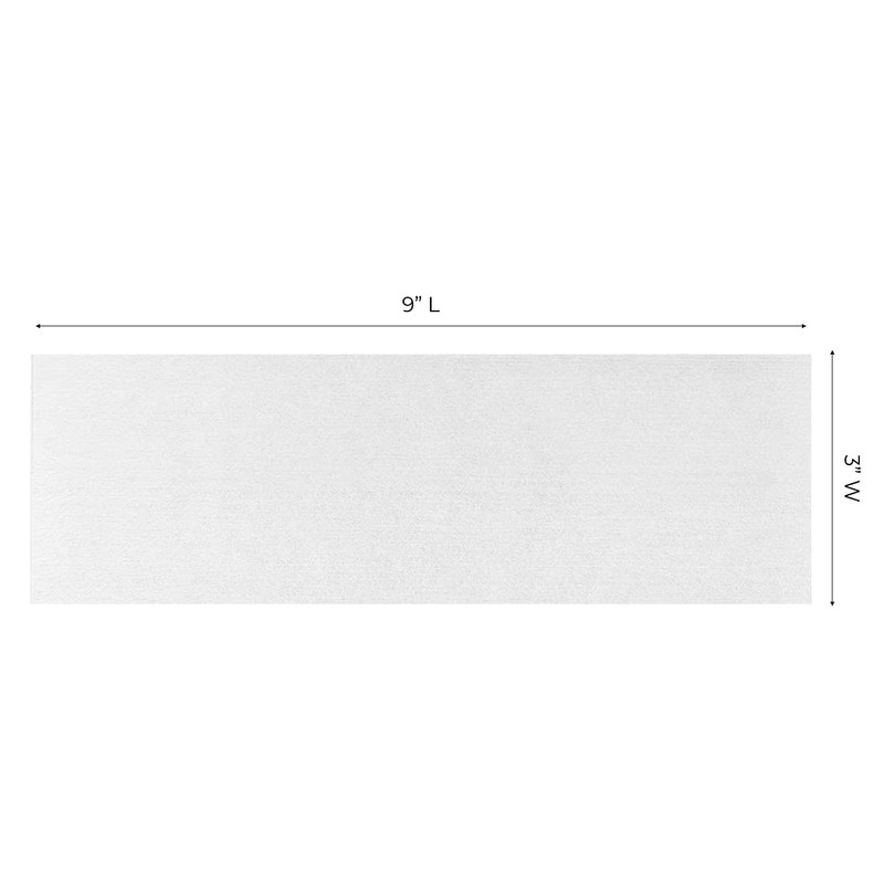ForPro Professional Collection Non-Woven Epilating Strips, White, Tear-Resistant, Pre-Cut Strips